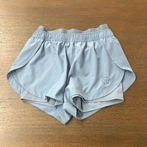 Vuori Women's Sky Blue Athletic Shorts